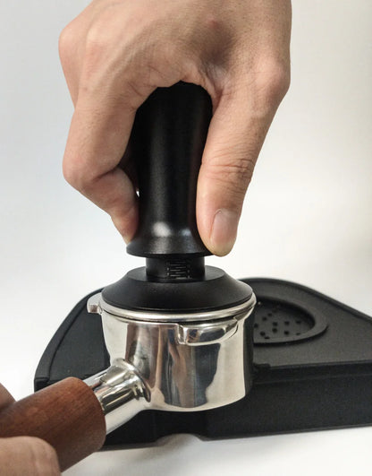 Gentle Brew Precision Tamper — close-up base and handle detail | Gentle Brew NZ